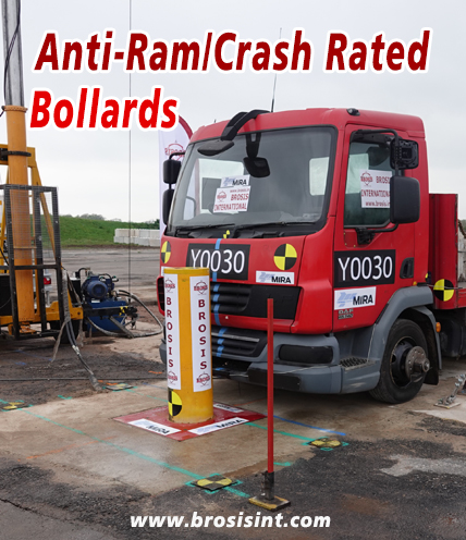 Anti-Ram Bollards Crash Rated Bollards Automatic Parking Bollards