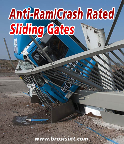 Anti-Ram Sliding Gate Crash Rated Sliding Gate