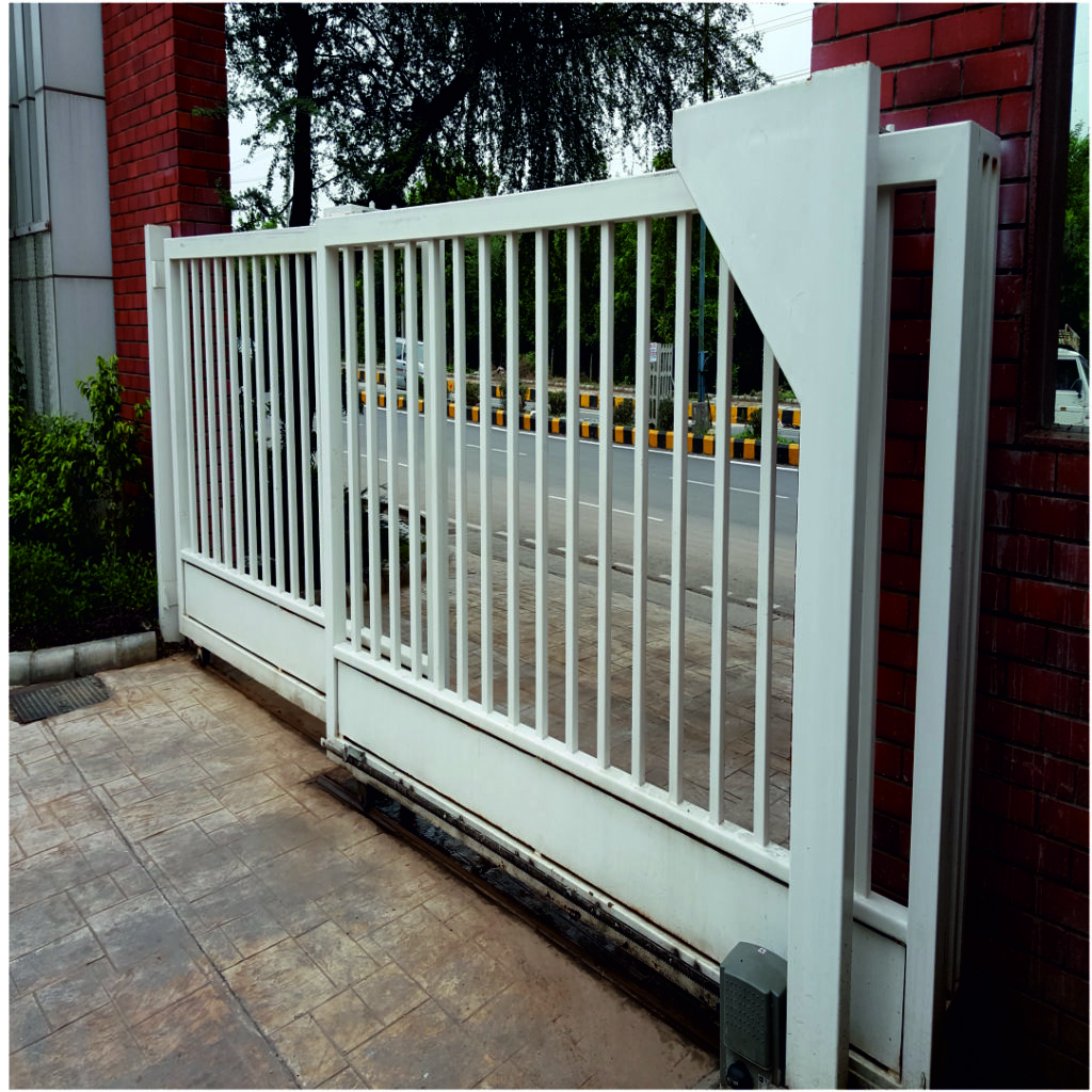 Our Commercial & Residential product in India, Saudi Arabia & Dubai - telescopic Sliding gate in India www.brosisint.com