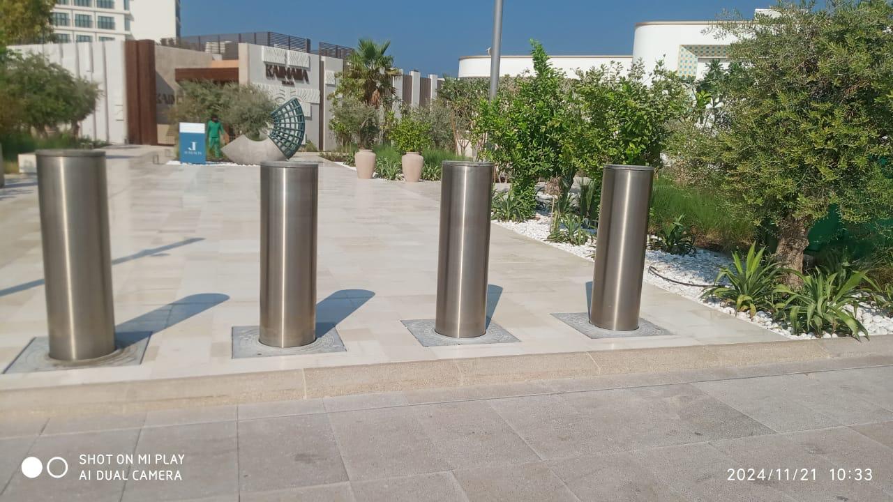 High-Performance Bollards by Brosis for Dubai's Key Project - Brosis International